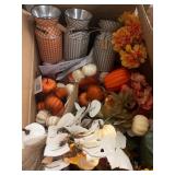 New Big Box Full of Fall florals, vases, Garlands,