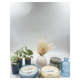 New lot of scented candles and home decor.