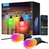 Govee Smart Outdoor String Lights H7015, 48ft RGBI