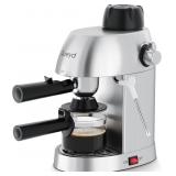 Queyd 3.5 Bar 4 Cup Espresso Cappuccino Machine, S