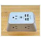 Lvetek power adapter surge protector with USB s an