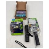 Lux Pro flashlights and mini LED headlight.