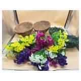 2 sets artificial fake flowers