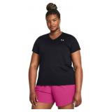 Size XL Under Armour Womens Tech Short Sleeve V Ne