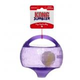 ORANGE KONG Jumbler Squeaker Dog Toy with Tennis B