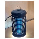 Hanging bug zapper with option LED light ring