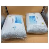 New lot of two jumbo bed pillows