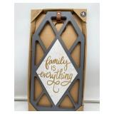 Wooden sign