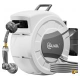 Retractable Garden Hose Reel, 1/2" x 100ft Wall Mo