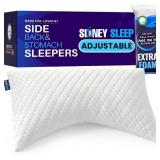 Sidney Sleep Adjustable Curved Pillows for Neck an