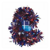 USA Patriotic Garland D cor, 12 ft, Assorted