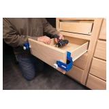 Kreg variety lot 3 inch clamps and Kreg Drawer Fro