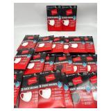 Huge Lot of Hanes Cotton Face Masks, 5 Masks Each