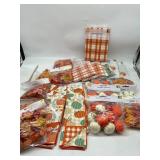 Large Lot of Fall Decor!! Includes Variety of Dish