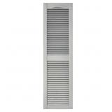 Builders Edge 55 in. H X 14.5 in. W Paintable Louv