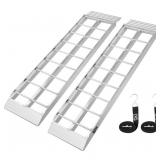 43" Aluminum Loading Ramps for Lawn Mowers & ATVs,