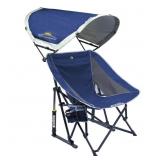 GCI Outdoor Pod Rocker w/SunShade Royal Blue Canop