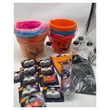 Large Lot of Halloween Supplies!! Includes Tea Lig