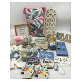 Large Lot of Home Decor & Essentials, Includes Siz