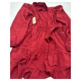 Size Large Women s Red Sundress Perfect for Spring