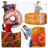 Skywin Inflatable Battle Bunkers 4 Piece Obstacle