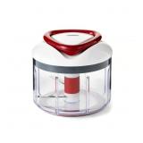 Zyliss 25 oz Red Plastic Manual Food Processor