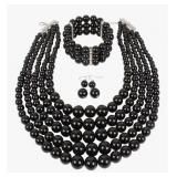 KOSMOS-LI Large Multi Layer Faux Pearl Strand Cost