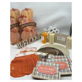 Large Lot of Fall Decor, Includes Table Decor, Kit