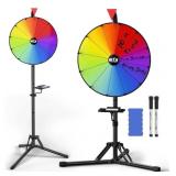 16-inch Prize Wheel Spinner with Stable Tripod Sta