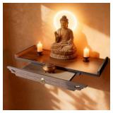 26" Wall-Mounted Altar Shelf, Supports up to 100 L