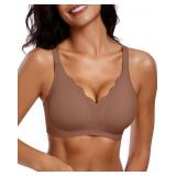 XL Vertvie Women Seamless Jelly Bras No Underwire