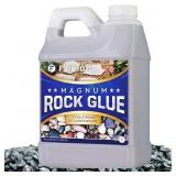 Magnum Rock Glue for Landscaping - 128oz, Adhesive