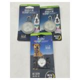 Lot of 3 Nite Dog Accessories, Includes 2 PCs Disc