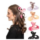 Bow Claw Clips 4Pcs Hair Bows for Women Thick Hair
