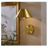 Threshold Metal Wall Scone 18.25 Inches Tall Brass