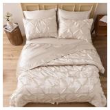 MR&HM Satin Comforter King 7 Pieces - Luxurious Pi