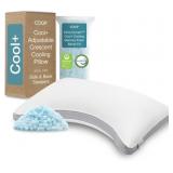 Coop Home Goods Cool+ Crescent Adjustable Pillow,