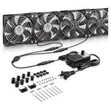 GDSTIME Big Airflow 4X 120mm Fans with 100V-240V A