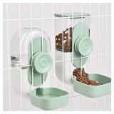 RUBYHOME 35oz Hanging Automatic Food Water Dispens