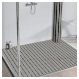 Yolife Extra Large PVC Shower Mat, 35.4x24 inch No