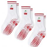 DADAB Cute Pilates Grip Socks for Women   Yoga Gri