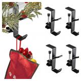 AZHAIBUQI 4 Pack Christmas Fireplace Stocking and