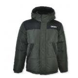 Large DKNY Boys Sherpa Puffer Jacket - Olive 14 -