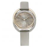 5484382 Duo Leather Champagne-gold Tone PVD Strap