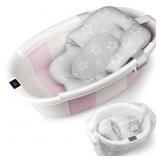 Baby Bathtub, Baby Bath Tub with Thermometer & Sof