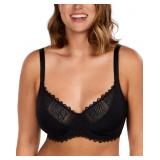 HSIA Minimizer Bra for Women - Plus Size Lace Bra