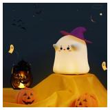 Ghost Night Light for Kids: Cute LED Lamp - Silico
