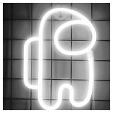 XIYUNTE Among Us Neon Sign, Astronaut Neon Light f