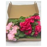 Artificial Fake Rose Flower Wedding Party Home Dec