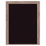 U Brands Magnetic Chalkboard, 24" x 18", Rustic Wo
